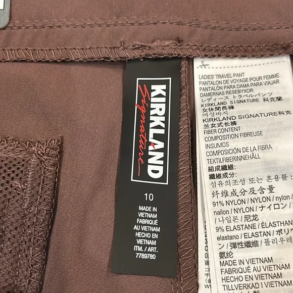 Women’s Brand New W/Tag KIRKLAND Signature Ankle Pants. Lightweight Size 10 - Picture 5 of 10